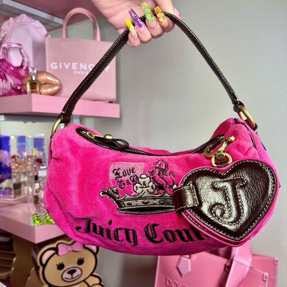 Hot Pink Vintage Juicy Couture Bag & She Cute AF 💅